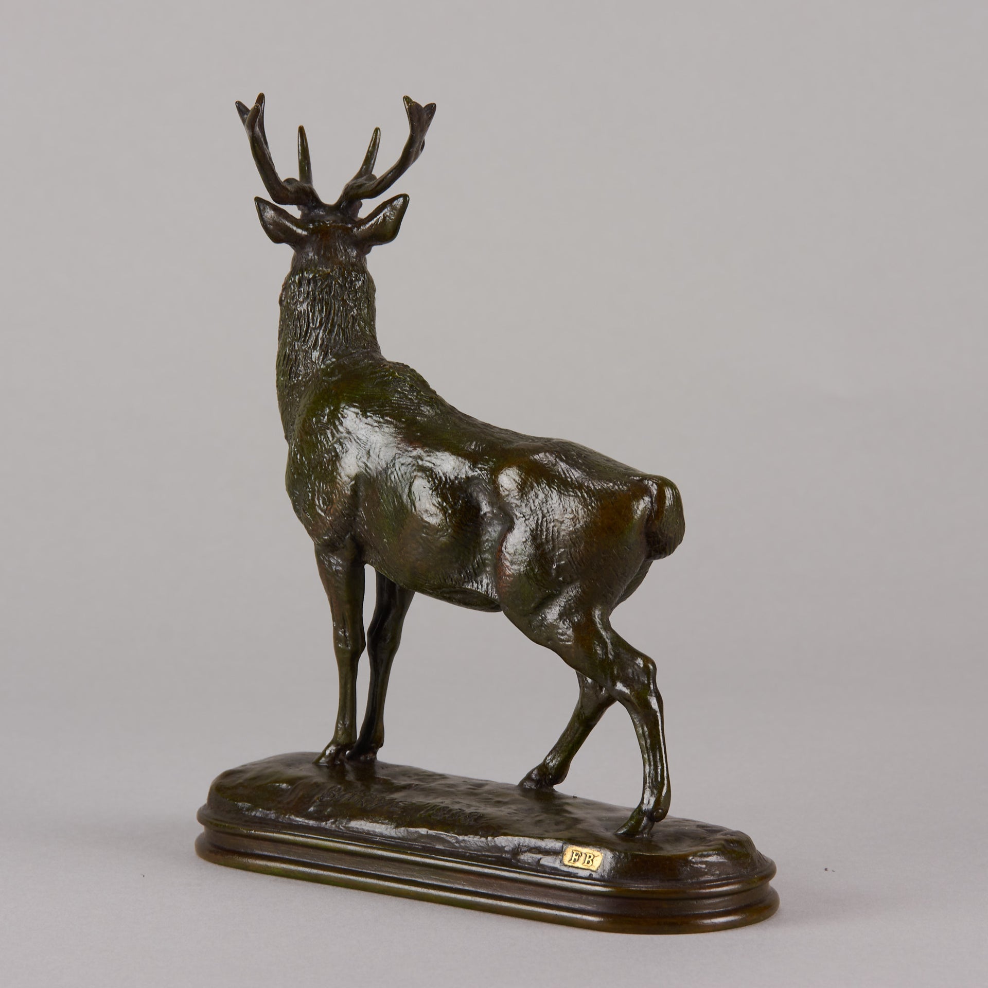 Barye bronze cerf