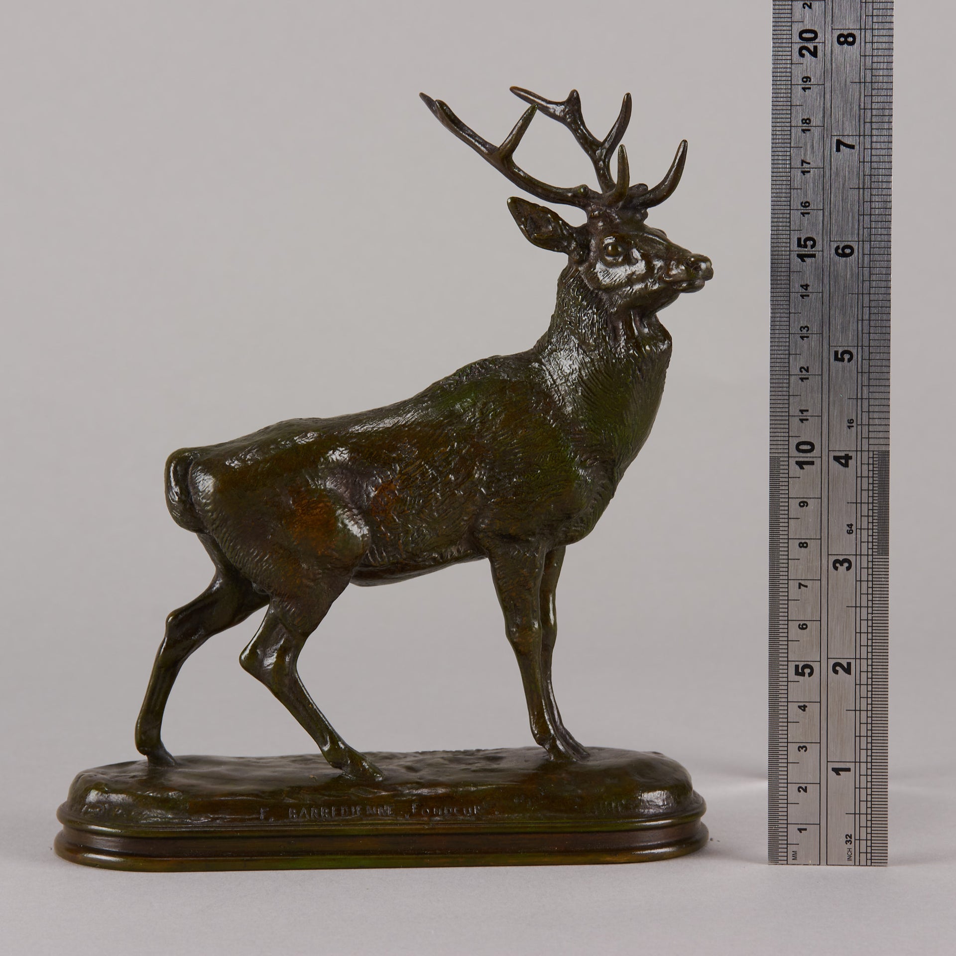 Barye bronze cerf