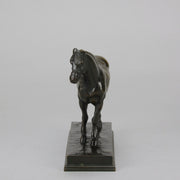 Cheval Demi-Sang by Antoine Louis Barye - Antique Bronze Horse - Hickmet Fine Art