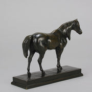 Cheval Demi-Sang by Antoine Louis Barye - Antique Bronze Horse - Hickmet Fine Art