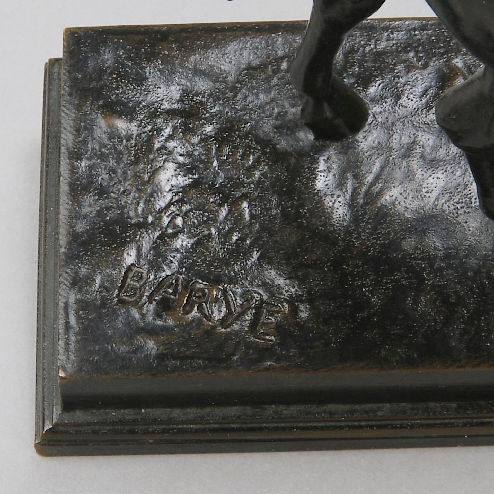 Cheval Demi-Sang by Antoine Louis Barye - Antique Bronze Horse - Hickmet Fine Art