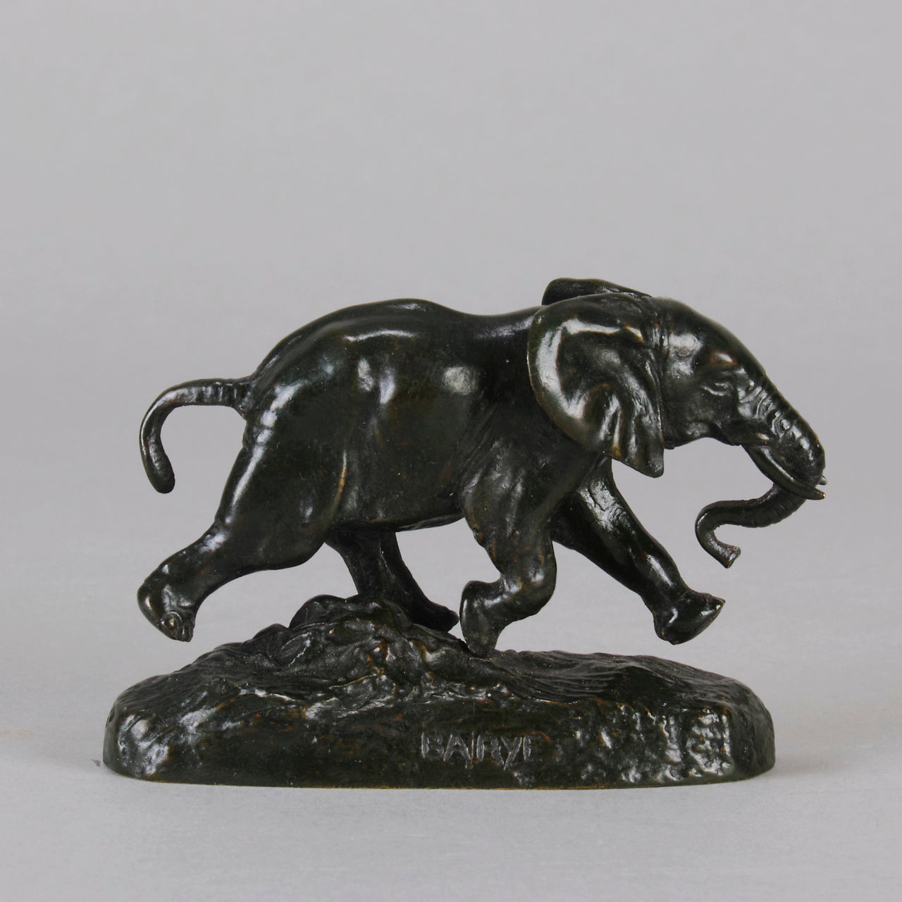 Barye Elephant du Senegal - Antoine L Barye Bronze - Hickmet Fine Arts
