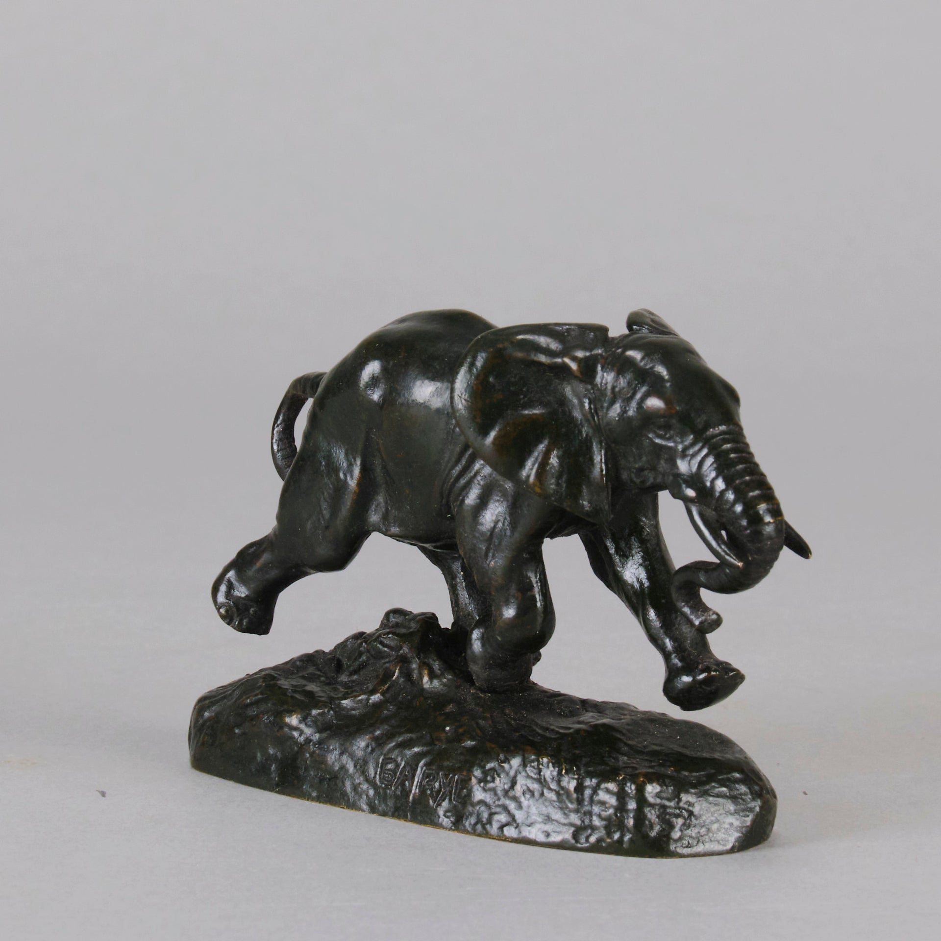 Barye Elephant du Senegal - Antoine L Barye Bronze - Hickmet Fine Arts