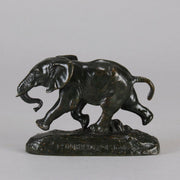Barye Elephant du Senegal - Antoine L Barye Bronze - Hickmet Fine Arts
