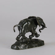 Barye Elephant du Senegal - Antoine L Barye Bronze - Hickmet Fine Arts