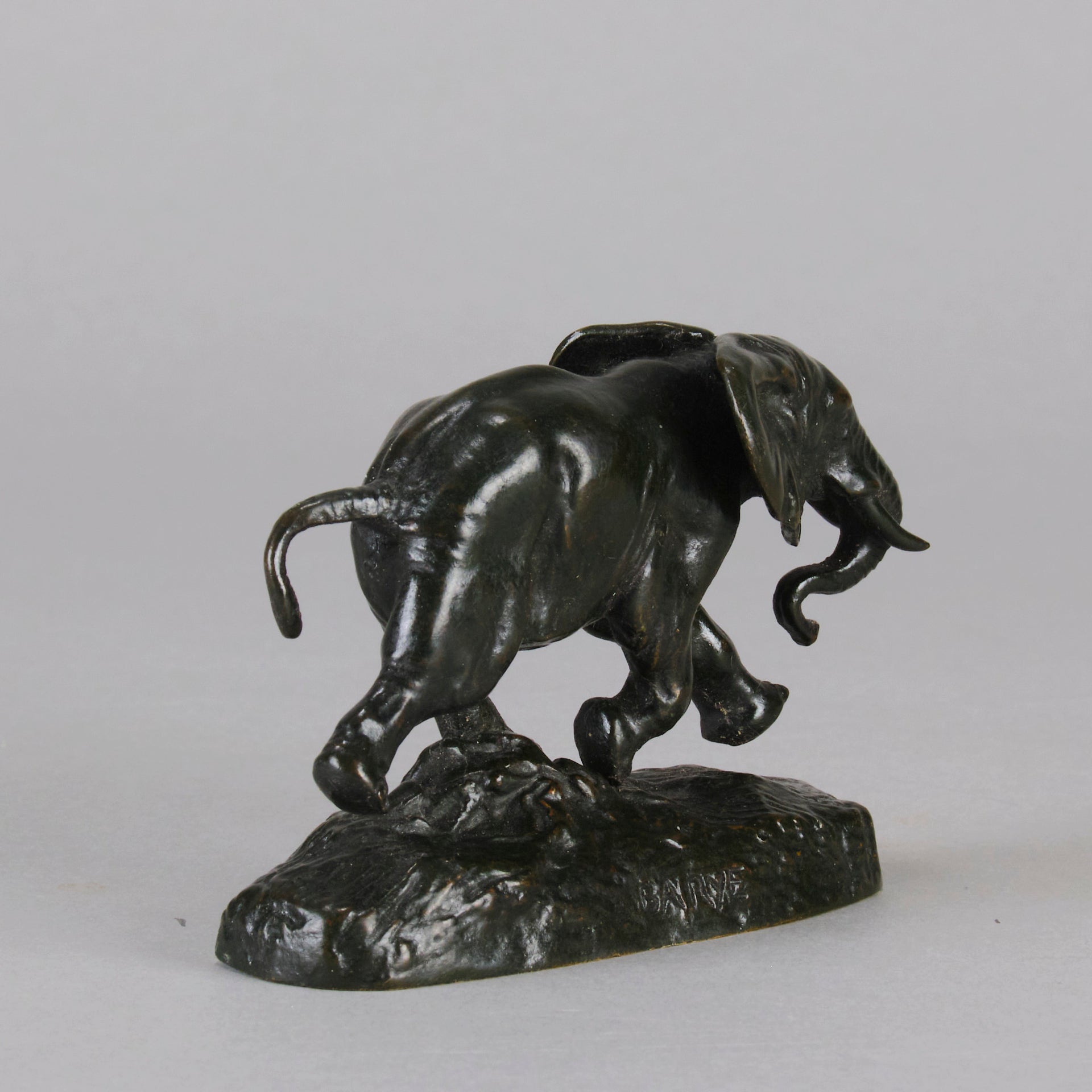 Barye Elephant du Senegal - Antoine L Barye Bronze - Hickmet Fine Arts