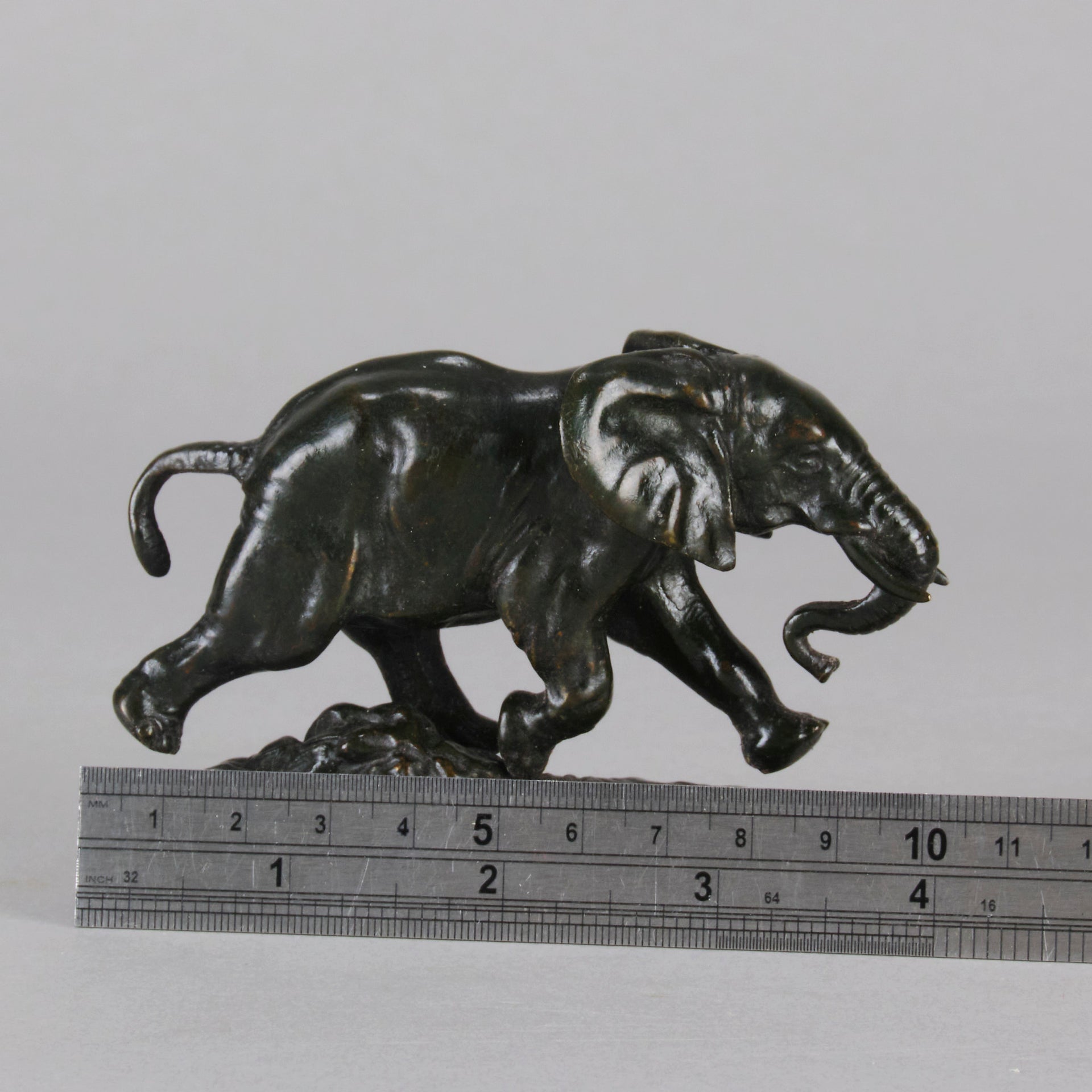 Barye Elephant du Senegal - Antoine L Barye Bronze - Hickmet Fine Arts