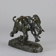 Barye Elephant du Senegal- Antoine L Barye Bronze - Hickmet Fine Arts