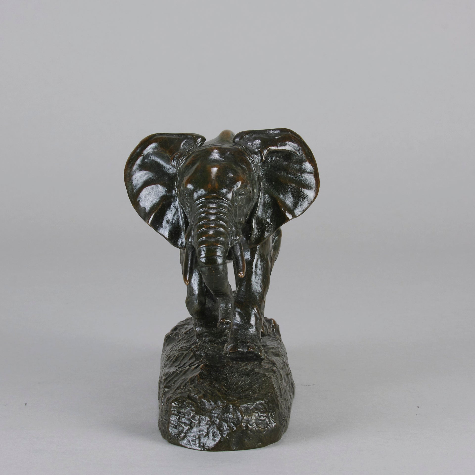 Barye Elephant du Senegal- Antoine L Barye Bronze - Hickmet Fine Arts