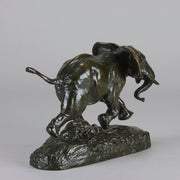 Barye Elephant du Senegal- Antoine L Barye Bronze - Hickmet Fine Arts