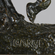 Barye Elephant du Senegal- Antoine L Barye Bronze - Hickmet Fine Arts