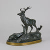 Famille de Cerf - Antique Bronze Deer - Antoine Louis Barye - Antique Bronze Statues - Hickmet Fine Arts