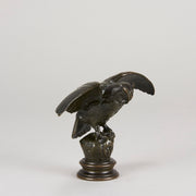 Barye bronze owl