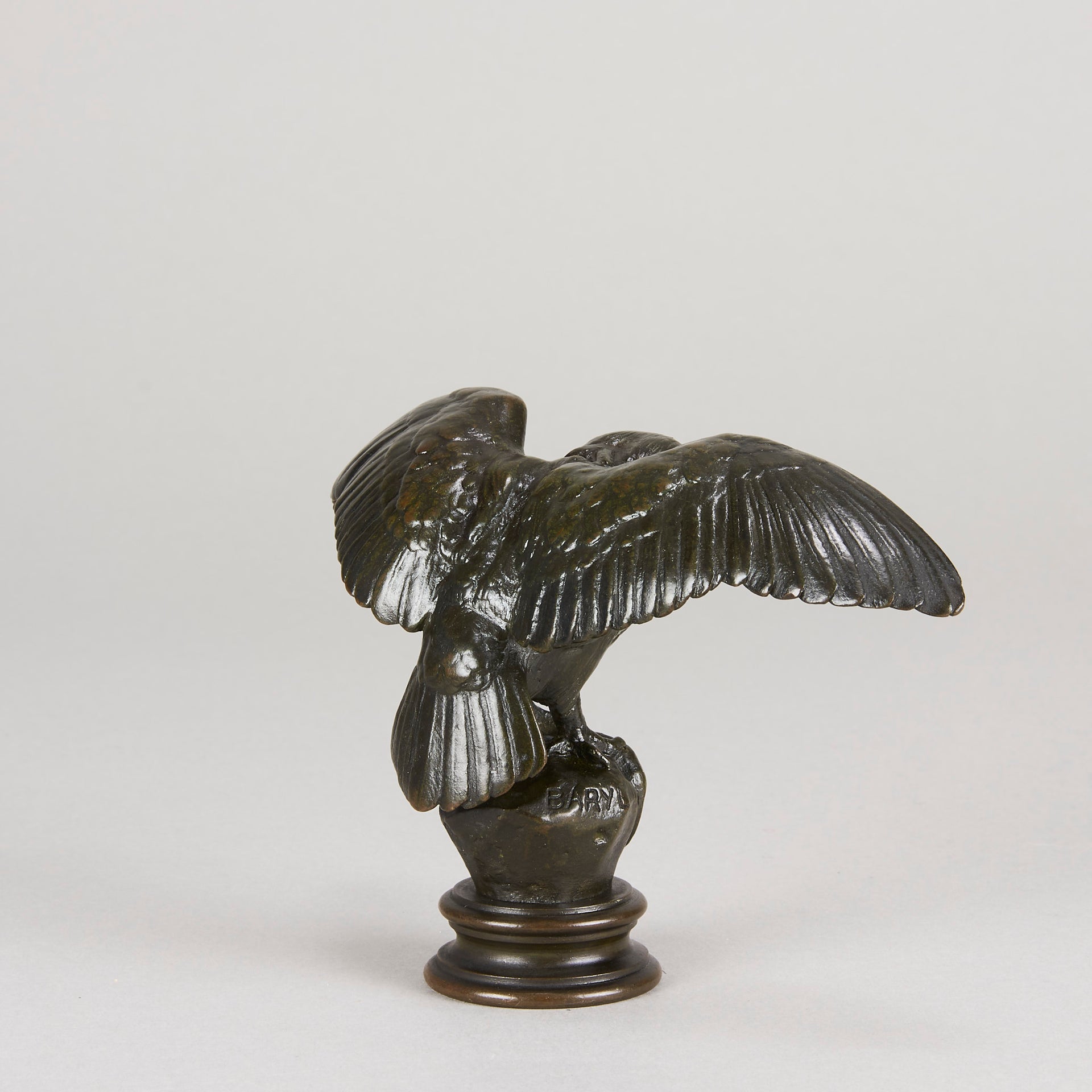 Barye bronze owl
