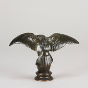 Barye bronze owl