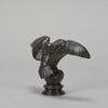 Hibou by Antoine Louis Barye - Antique Bronze Statue of an owl - Hickmet Fine Arts 