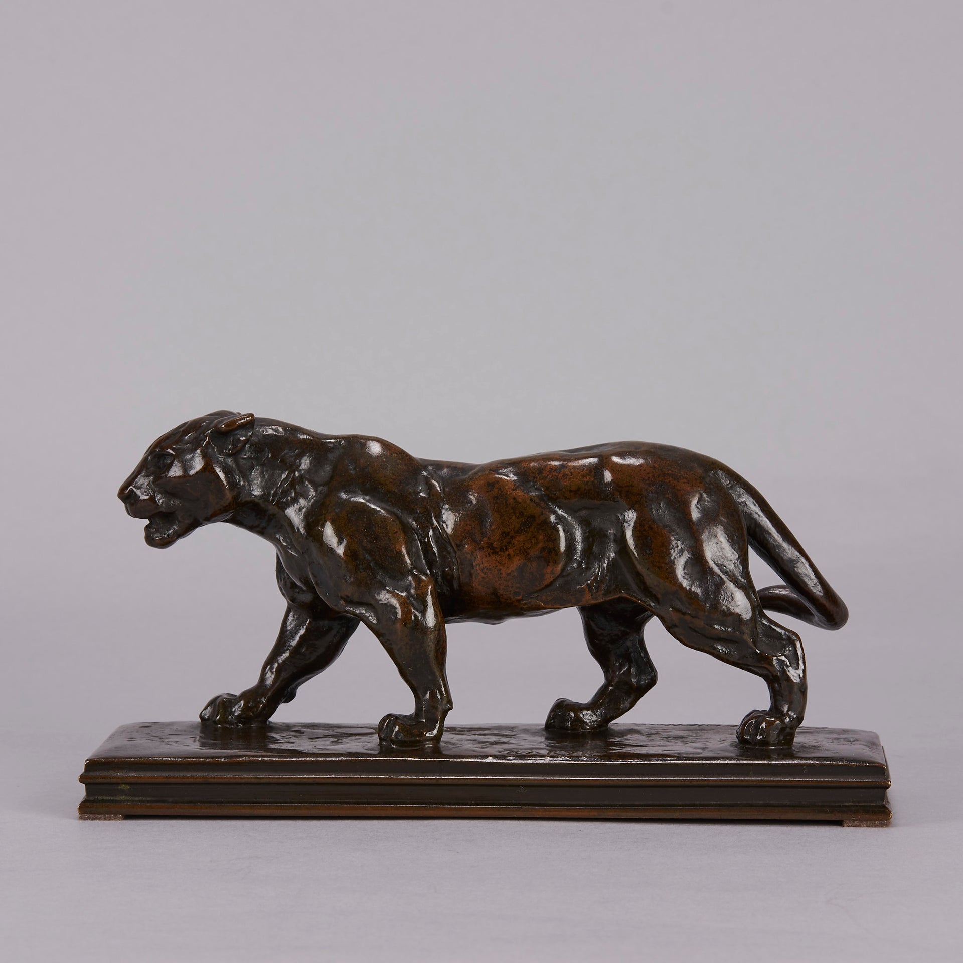 Barye Bronze Jaguar