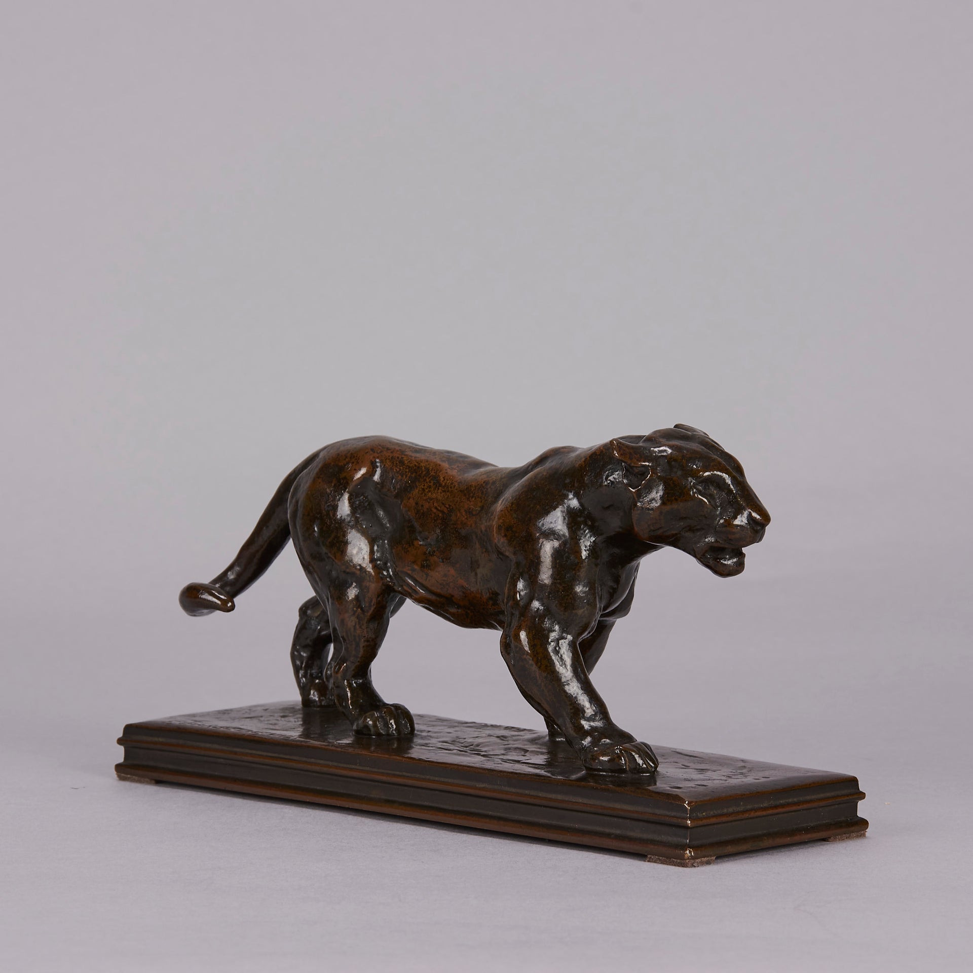 Barye Bronze Jaguar