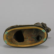 Antoine Louis Barye - Lion Assis - Antique Bronze - Hickmet Fine Arts