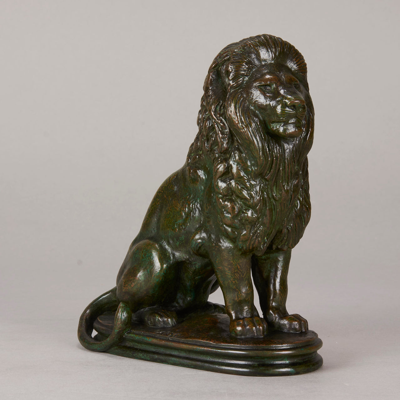 Barye Bronze Lion - Animaliers - Antique Bronze - Hickmet Fine Arts