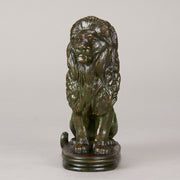 Barye Bronze Lion - Animaliers - Antique Bronze - Hickmet Fine Arts