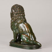 Barye Bronze Lion - Animaliers - Antique Bronze - Hickmet Fine Arts