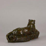 Barye bronze panther - Animaliers - Antique Bronze - Hickmet Fine Arts