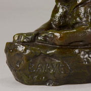 Barye bronze panther - Animaliers - Antique Bronze - Hickmet Fine Arts