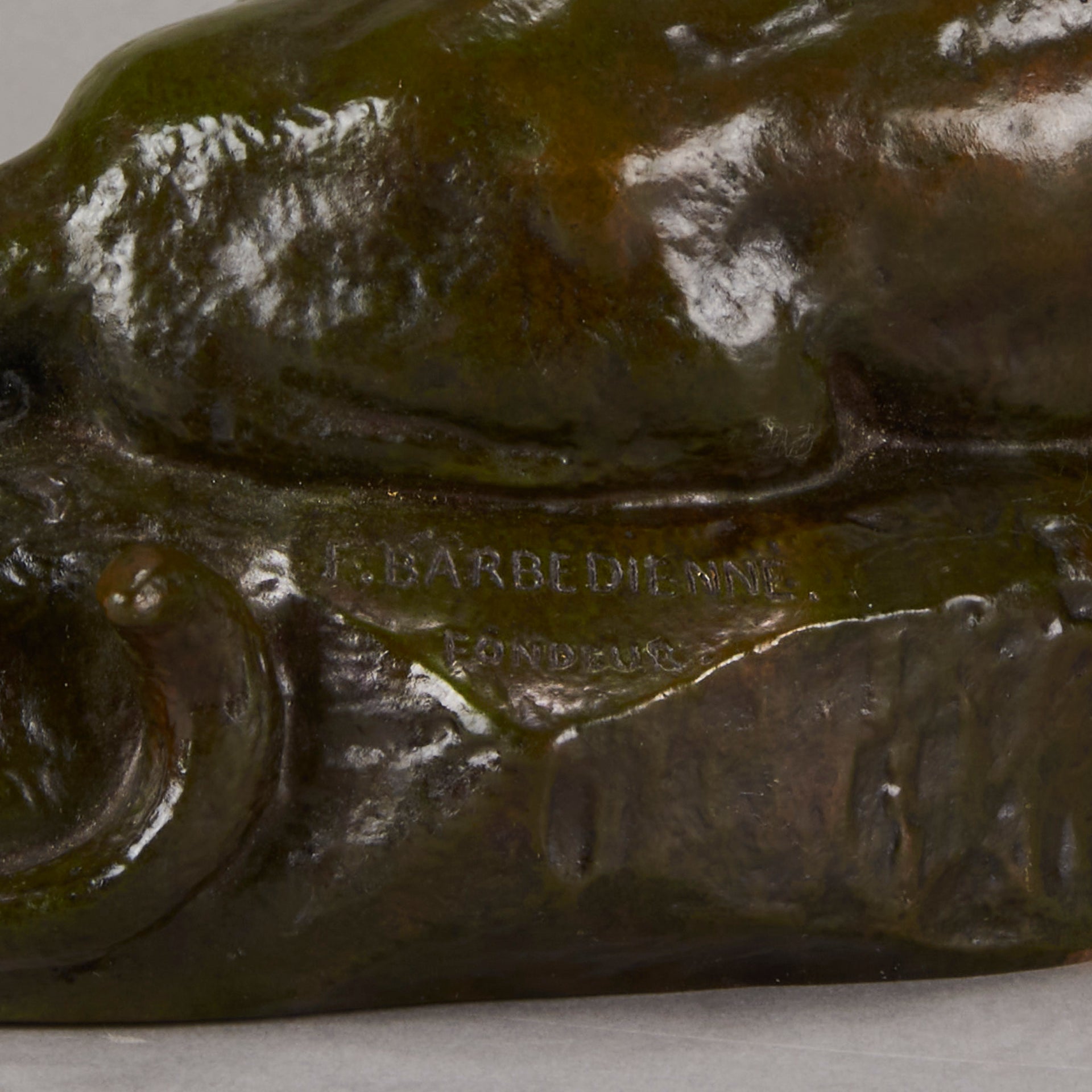 Barye bronze panther - Animaliers - Antique Bronze - Hickmet Fine Arts