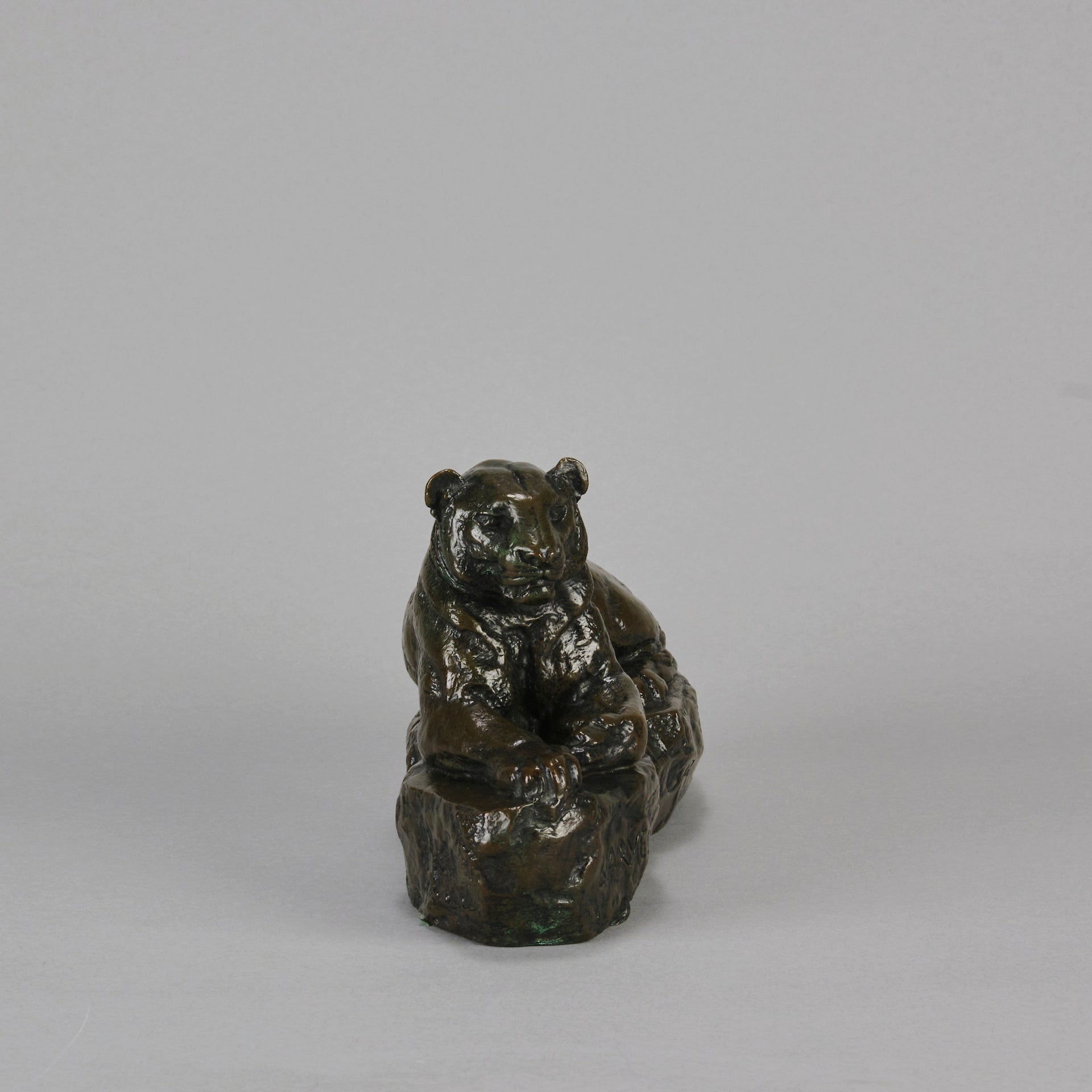 Antoine Louis Barye - Panthere De L'Inde - Antique Bronze Panther - Hickmet Fine Arts