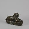 Antoine Louis Barye - Panthere De L'Inde - Antique Bronze Panther - Hickmet Fine Arts