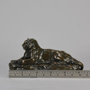 Antoine Louis Barye - Panthere De L'Inde - Antique Bronze Panther - Hickmet Fine Arts