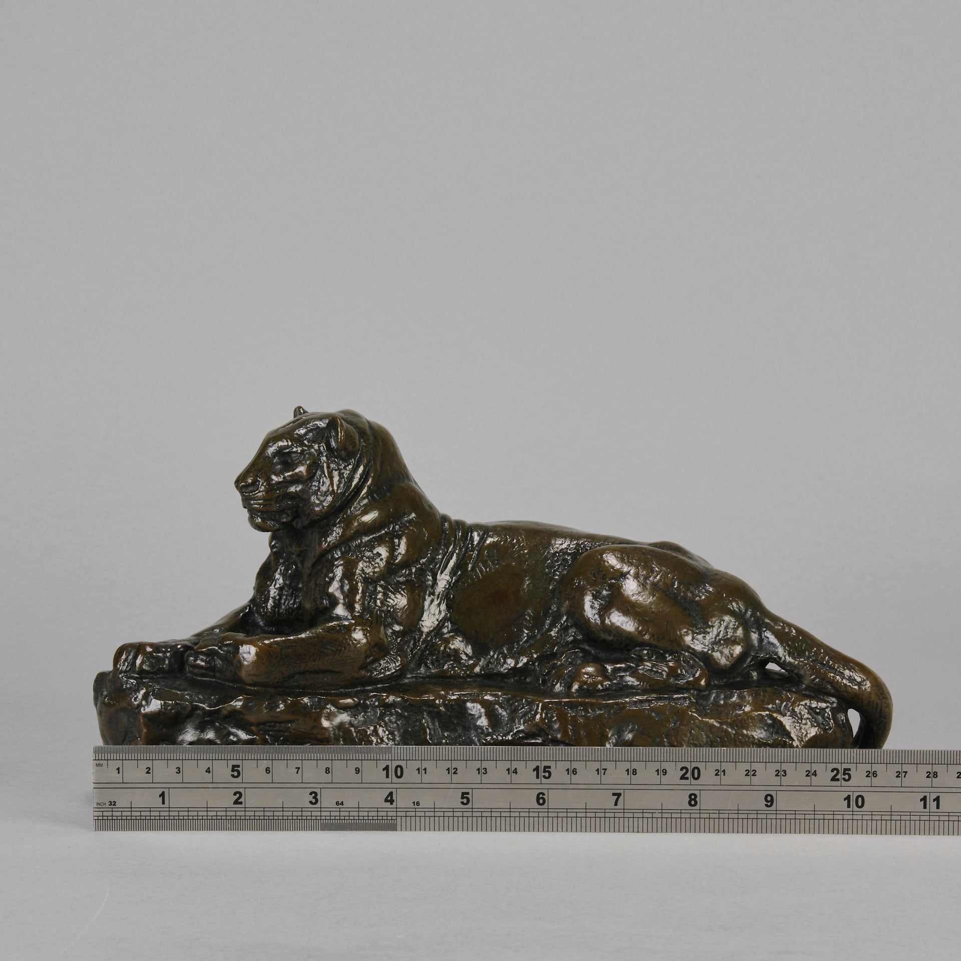 Antoine Louis Barye - Panthere De L'Inde - Antique Bronze Panther - Hickmet Fine Arts