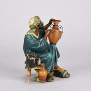 “Arab Potter” Bronze by Franz Bergman