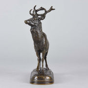 Barye Stag - Animalier bronze by Antoine Barye - Hickmet Fine Arts