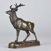 Barye Stag - Animalier bronze by Antoine Barye - Hickmet Fine Arts