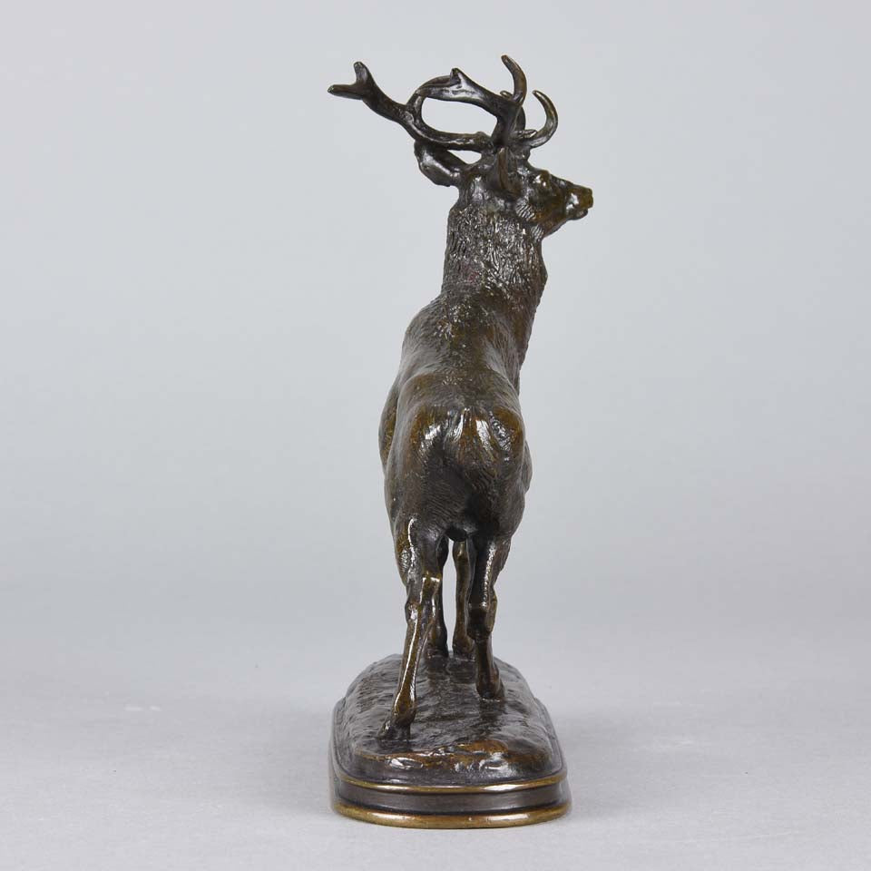 Barye Stag - Animalier bronze by Antoine Barye - Hickmet Fine Arts