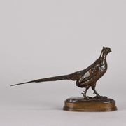 Barye Bronze - Faisan Tournee a Gauche - Animalier Bronze - Hickmet Fine Arts 