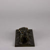 Barye Bronze - Lionne Couchee - Animalier Bronze - Hickmet Fine Arts 