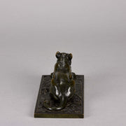 Barye Bronze - Lionne Couchee - Animalier Bronze - Hickmet Fine Arts 