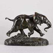 Barye Elephant du Senegal- Animalier Bronze  - Hickmet Fine Arts