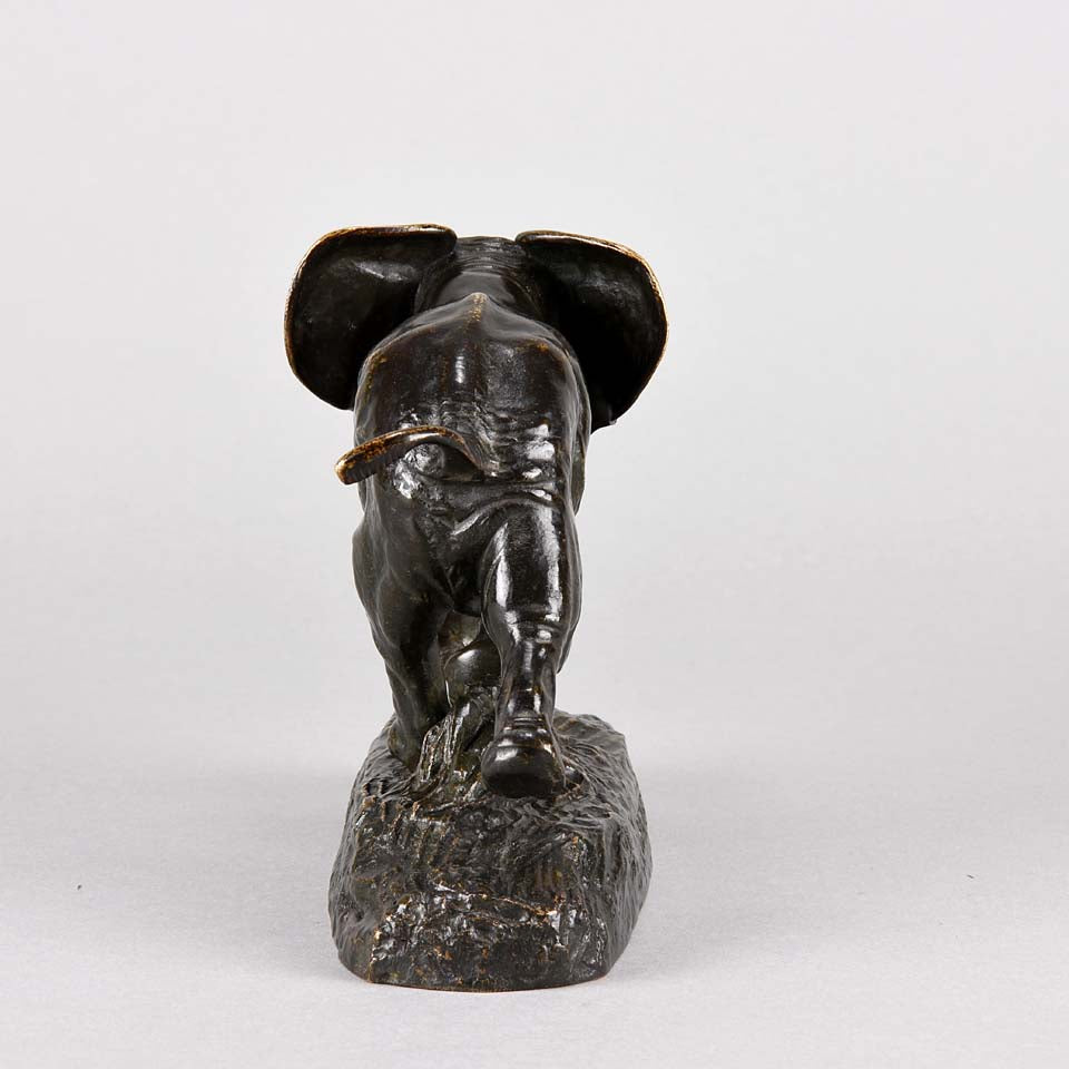 Barye Elephant du Senegal- Animalier Bronze  - Hickmet Fine Arts