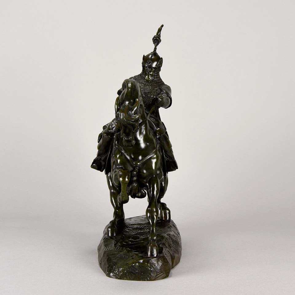Barye Tartar Warrior bronze