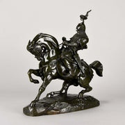 Barye Tartar Warrior bronze