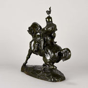 Barye Tartar Warrior bronze