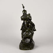 Barye Tartar Warrior bronze