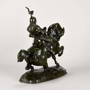 Barye Tartar Warrior bronze