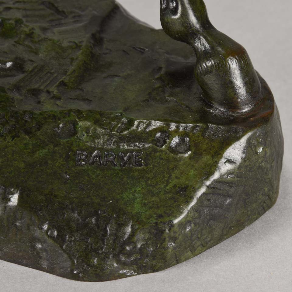 Barye Tartar Warrior bronze