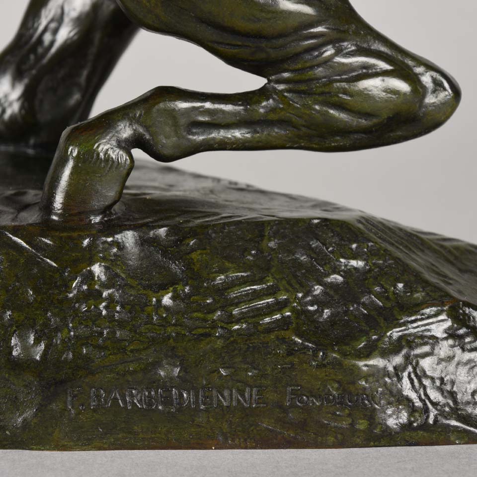 Barye Tartar Warrior bronze