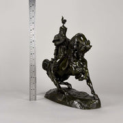Barye Tartar Warrior bronze